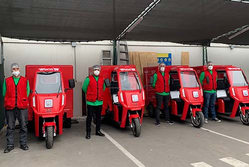Electromovilidad: llega a Perú flota de vehículos para delivery sustentable