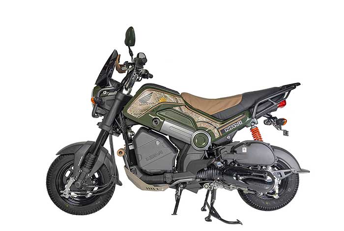 nueva navi verde-edición aventura: una motocicleta diseñada para salir de la rutina