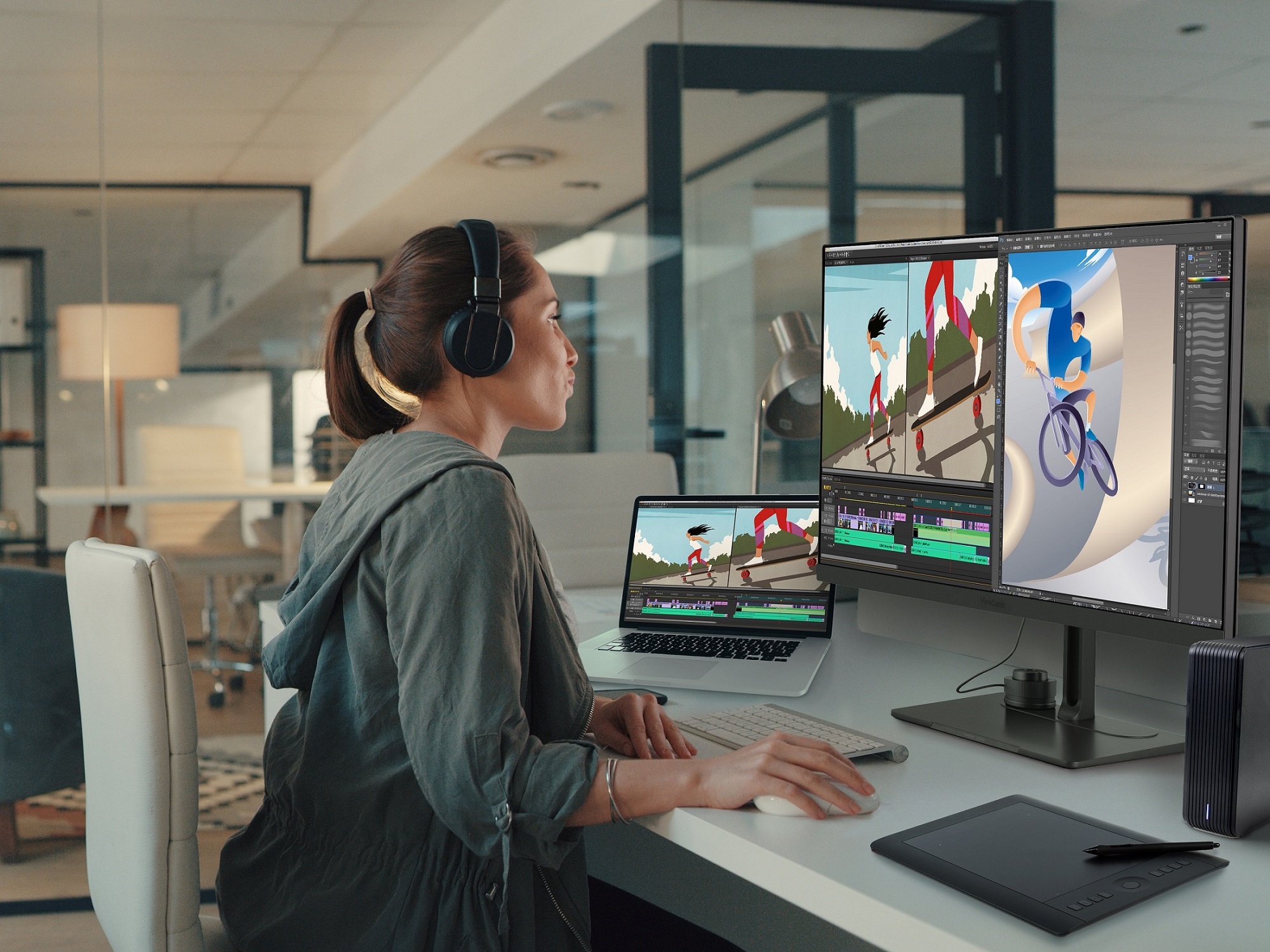 ViewSonic presenta monitores profesionales de la serie ColorPro VP76 con tecnología ColorPro extendida