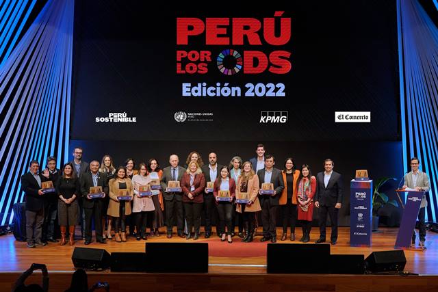 Perú por los ODS reconoce a 11 iniciativas en el marco del Evento Perú Sostenible En Vivo 2022