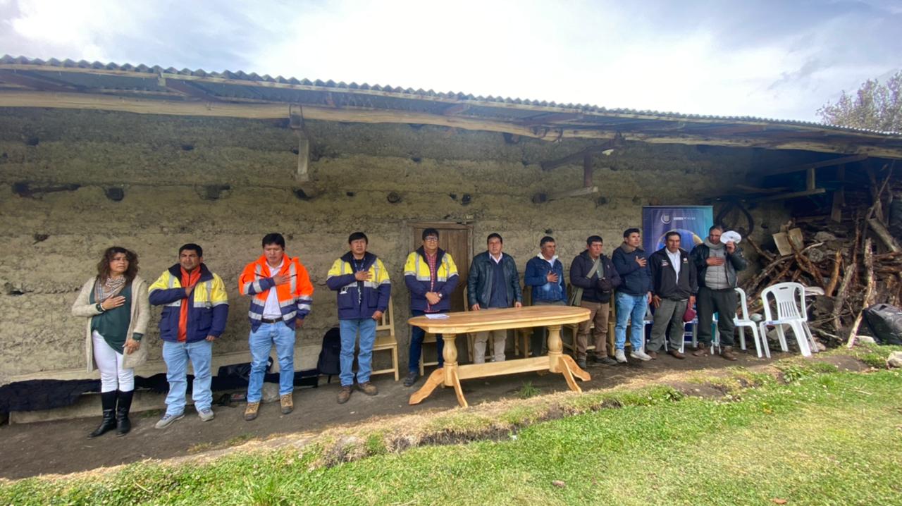 Gold Fields y Municipalidad distrital de Hualgayoc instalan micro reservorios para mejorar las condiciones de riego en sus comunidades