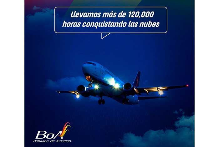 aerolínea boliviana de aviación anuncia su participación en la ii feria nacional e internacional de turismo apavit 2022