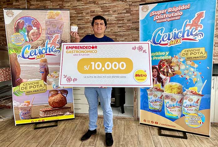 Ceviche Mix: El primer ceviche instantáneo de Pota del Perú gana Concurso Gastronómico Metro 2022 gracias al valor nutricional de su propuesta