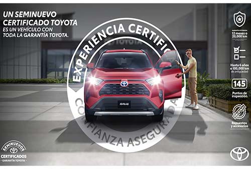 Toyota del Perú anuncia nuevo programa de certificación para vehículos seminuevos