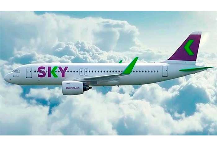 SKY es reconocida por tercera vez en el año como la aerolínea más puntual de Latinoamérica