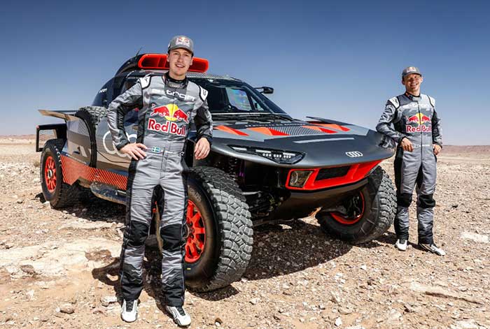 Los pilotos de Audi se preparan minuciosamente para el Rally Dakar