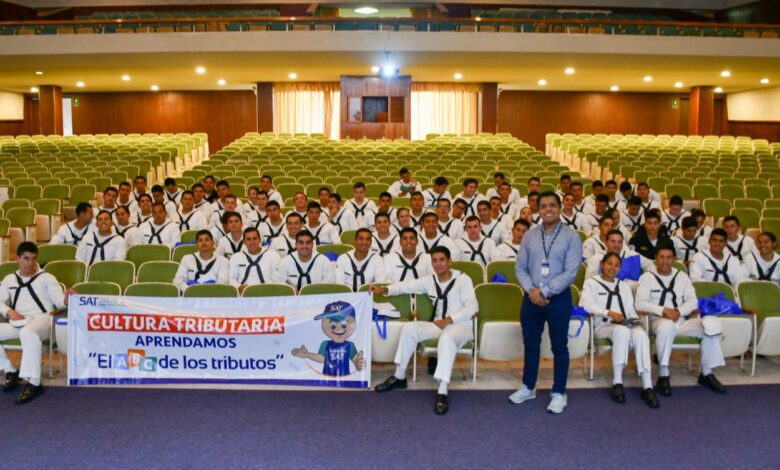 Cadetes de la Escuela Naval del Perú recibieron charla gratuita sobre cultura tributaria