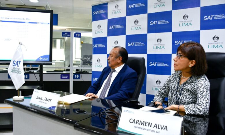 SAT de Lima premia a contribuyentes puntuales en su cuarto sorteo del año