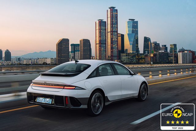 IONIQ 6 logra una calificación de seguridad de cinco estrellas de Euro NCAP