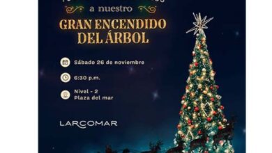 Larcomar te invita a su gran encendido de árbol navideño