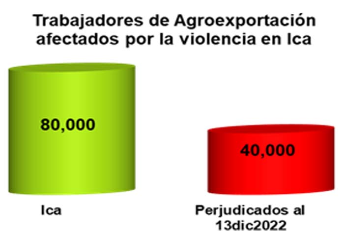 impacto de las protestas violentas en los trabajadores agrarios