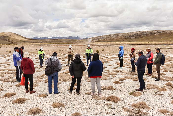 Pasco: Comité de Gestión Ambiental del Lago Chinchaycocha constató avances de la remediación ambiental en el Delta Upamayo