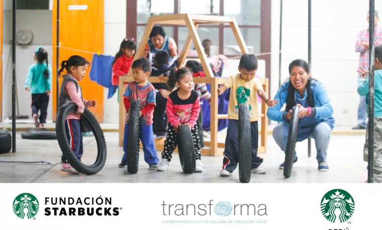 Fundación Starbucks junto Starbucks Perú donan $100,000 dólares a organización social para impulsar la educación en el Perú