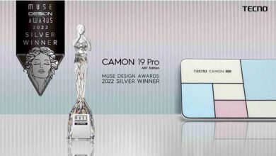 CAMON 19 Pro brilla en los iF y MUSE Design Awards