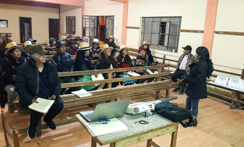 Más de 90 pobladores de Carampoma y Huanza fueron capacitados en desarrollo agropecuario y turístico