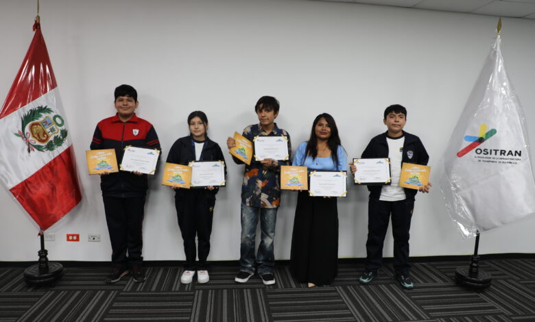 Ositran entrega premios del concurso de cuentos “Ositrán, contigo por las rutas del Perú”