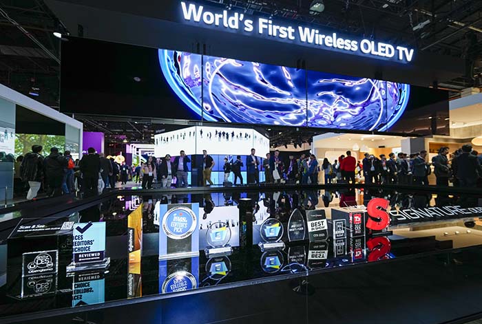 Las últimas innovaciones de LG reciben récord de premios en CES 2023