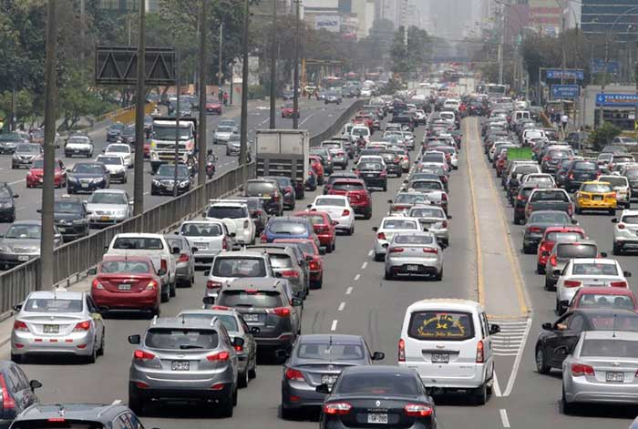 movimiento de vehículos a nivel nacional aumentó 7,6%