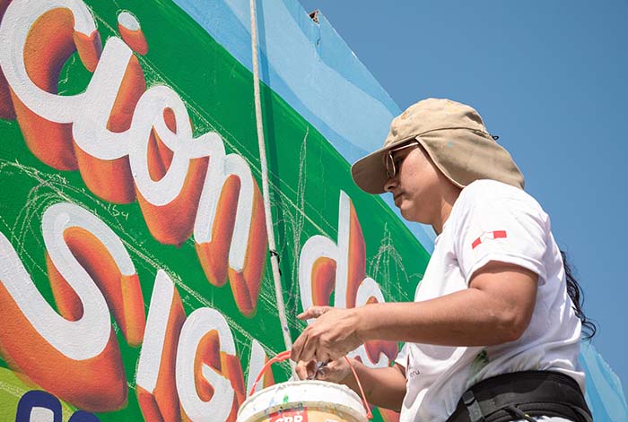 Proyecto Arcoíris llega a El Agustino para potenciar el orgullo comunitario y emprendedor