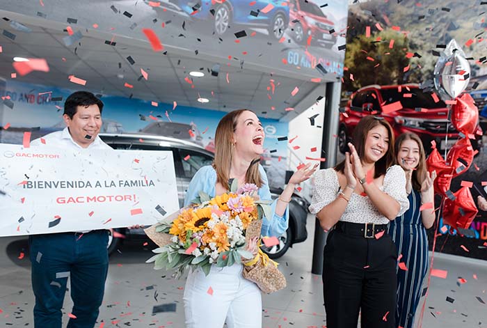 GAC Motor presenta a la actriz peruana, Priscila Espinoza, como su embajadora