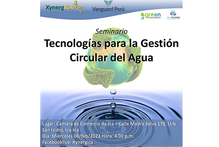 Seminario Tecnologías para la Gestión Circular del Agua