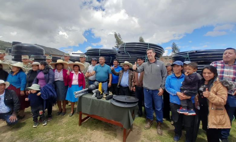 Huamachuco: Minera Summa Gold entrega recursos para mejorar abastecimiento de agua potable