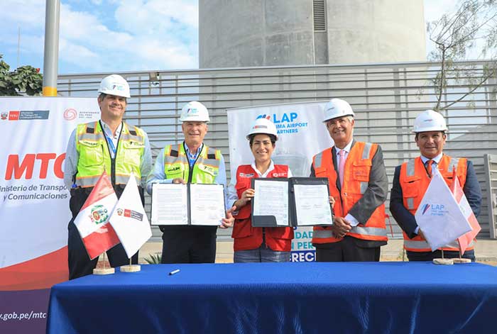Corpac recibió la nueva torre de control del Aeropuerto Internacional Jorge Chávez