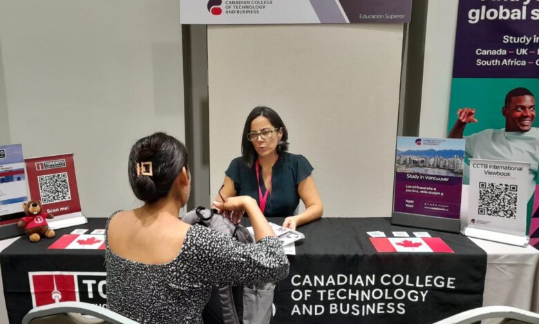 Air Canada participó en feria de estudios internacionales