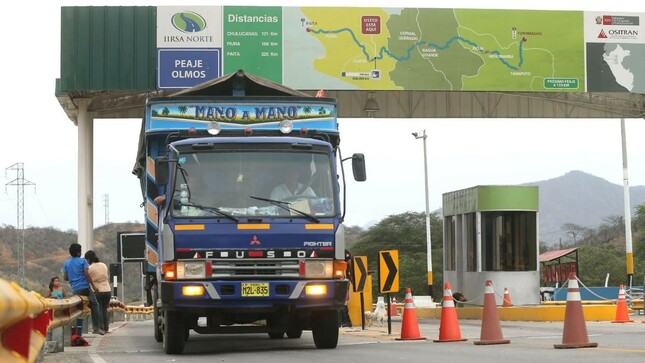 MTC: Se ha suspendido el cobro de peaje en 16 tramos de vías nacionales por la emergencia