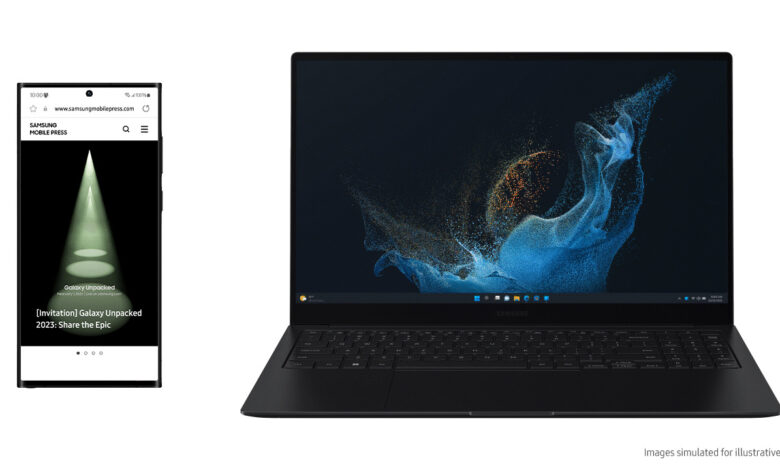 Los usuarios ahora pueden disfrutar de experiencias de navegación continua entre los smartphones Galaxy y la serie Galaxy Book