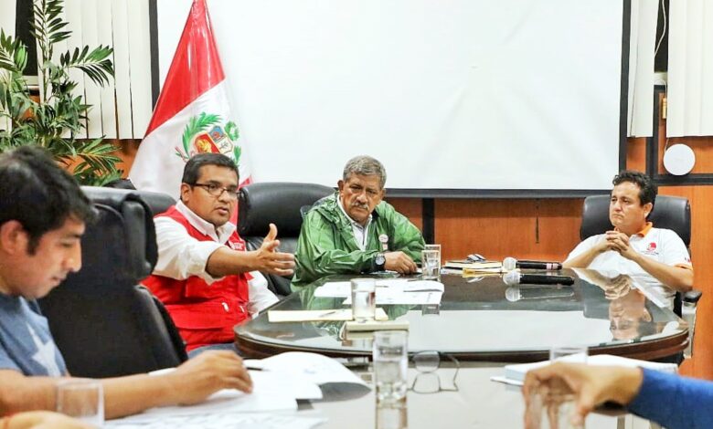Viceministro de Transportes coordinó con gobernador regional de Piura el apoyo del MTC para afrontar la emergencia