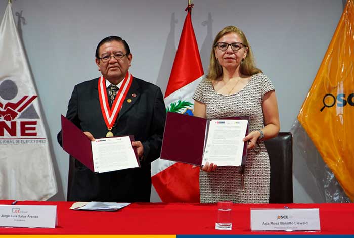 OSCE brindará soporte técnico a JNE para impulsar contrataciones transparentes e íntegras