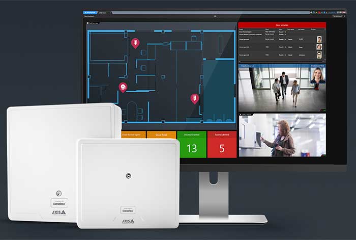 Líderes del sector Axis Communications y Genetec presentan solución de control de acceso innovadora