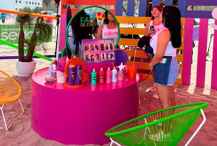 este verano llegó el bar de trenzas de sedal