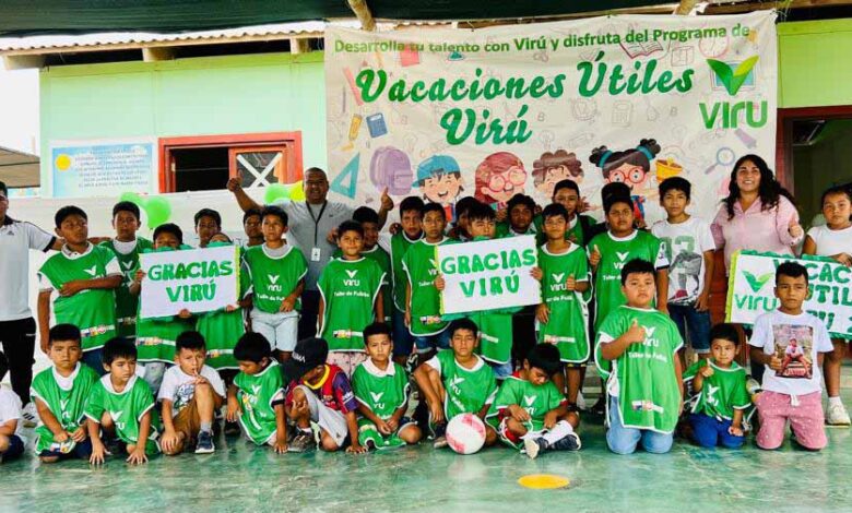 Virú S.A. promueve la educación, valores y creatividad de más de 400 niños con su Programa de Vacaciones Útiles 2023