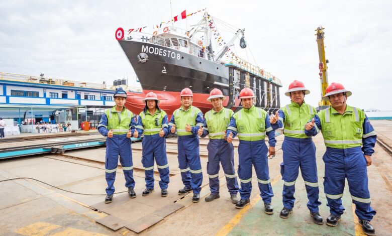 Astillero TASA celebró la botadura de Modesto 8 de la pesquera Niroci