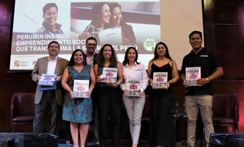 Perumin Inspira: Se inicia convocatoria para el Premio a Emprendedores sociales de zonas altoandinas