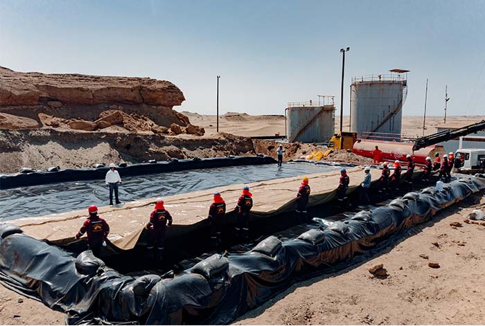 Instalan dos tanques flexibles de hasta 450 mil litros en empresa petrolera de Piura