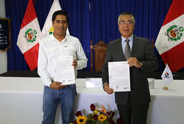 SNI firmó convenio con el Gobierno Regional de Cajamarca para potenciar motores productivos