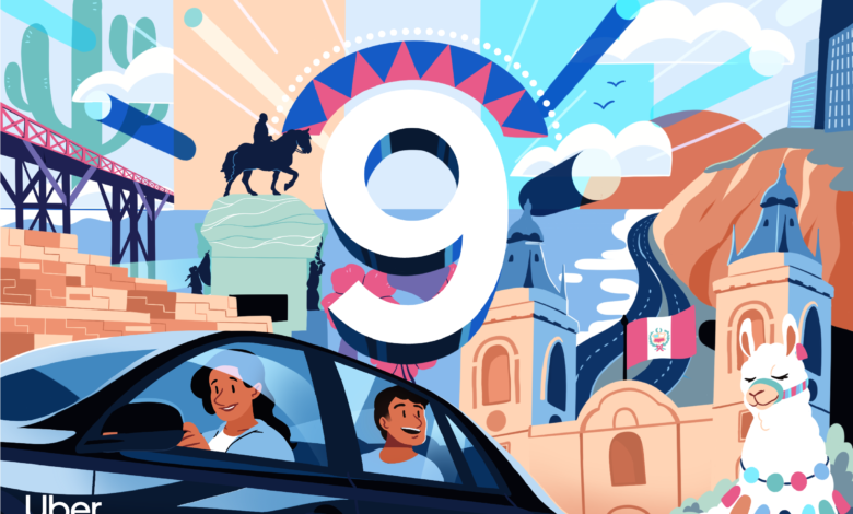 Uber celebra 9 años en Perú con 9 inspiradoras historias de socios conductores