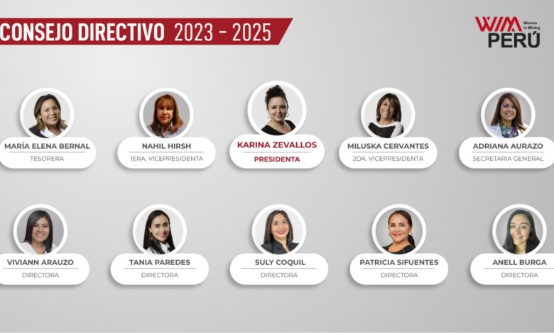 WIM Perú nombra a Karina Zevallos como presidenta para el periodo 2023-2025