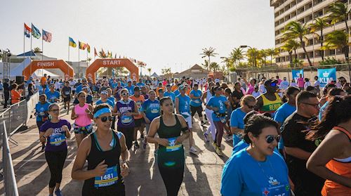 Maratón KLM Aruba: una carrera con vista a las playas más hermosas del mundo