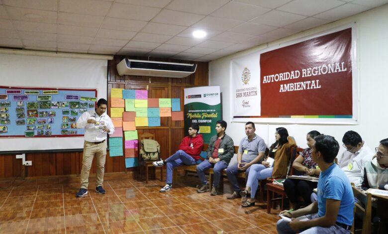 Agricultores familiares y profesionales de San Martín se capacitan con la Mochila Forestal sobre cesiones en uso para sistemas agroforestales