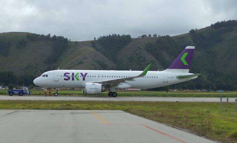 SEMANA SANTA: AEROLÍNEA SKY INICIÓ VUELOS A JAUJA Y TACNA
