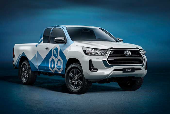 toyota inicia el desarrollo de una nueva versión del modelo hilux propulsado por hidrógeno