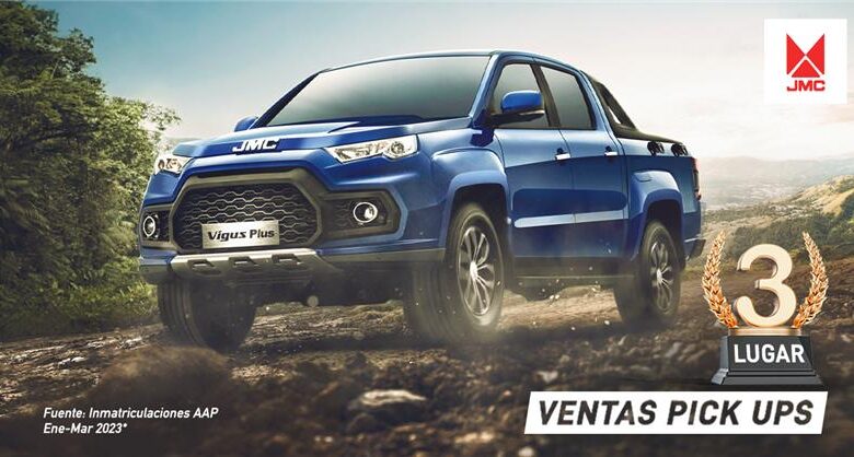 JMC ingresa al top 3 del mercado peruano de pick ups de origen chino entre enero y marzo