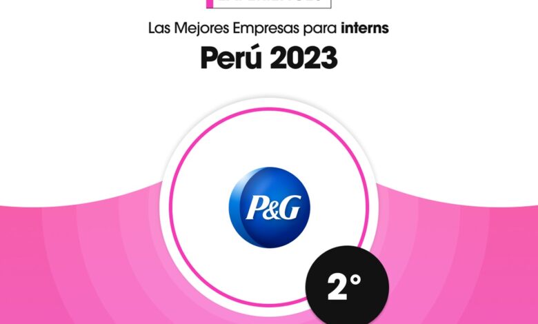 P&G Perú es reconocida como una de las mejores compañías para practicantes