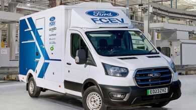 Ford prueba una E-Transit con batería de hidrógeno en busca de más autonomía y tiempo de actividad