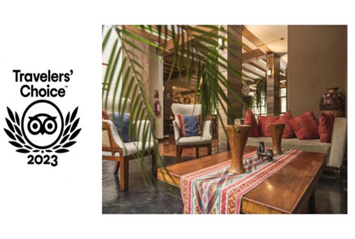 Hotel Casa del Sol Machu Picchu reconocido como uno de los mejores hoteles por los Travelers' Choice de TripAdvisor