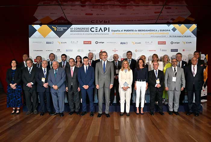 El Rey inaugura el VI Congreso Iberoamericano CEAPI, una edición marcada por la oportunidad histórica de potenciar una alianza estratégica entre Europa y América Latina y Caribe